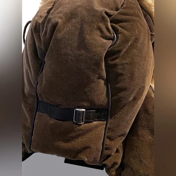 DSquared2 Corduroy Shearling Aviator Trapper Hat display picture 1
